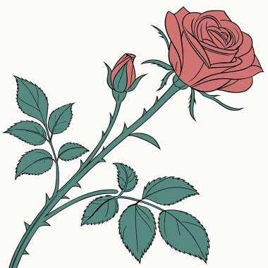 Zarif tasarım Güzel suluboya, çiçekler, araçlar, yiyecek, elektronik