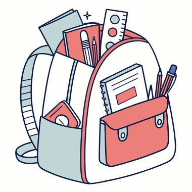 Okul gereçleri ve malzemeleri.