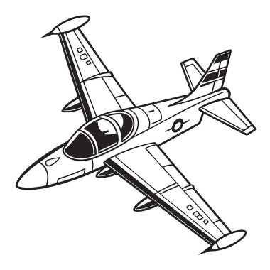 Askeri jet uçağı.