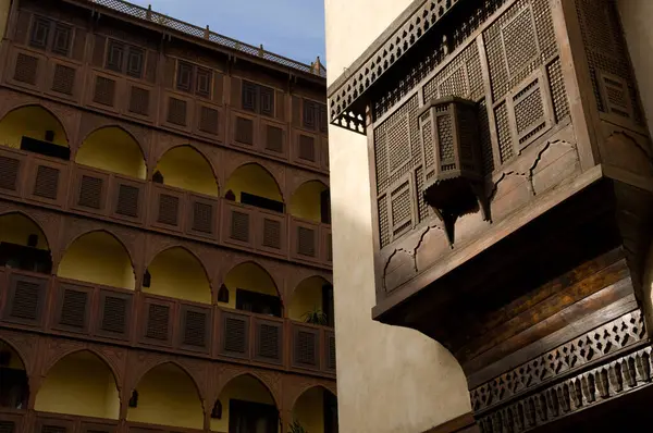 Kahire, Mısır, 13 Nisan 2006.Geleneksel Arap mimarisi Kahire, Mısır 'da.                          