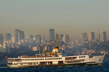 Boğaz, İstanbul, Türkiye. 31 Mart 2014.
