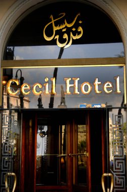 İskenderiye 'de bir otel, Mısır. 10 Eylül 2009