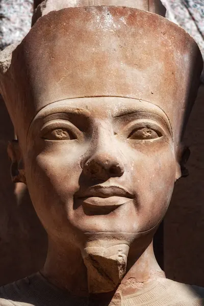 Antik Mısır Firavun Kraliçesi Hatshepsut, Karnak Tapınağı, Luxor, Nil Nehri, Mısır, Afrika 