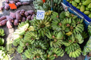 Khlong Toei Pazarı, Bangkok, Tayland ve Asya 'da muz fiyatları