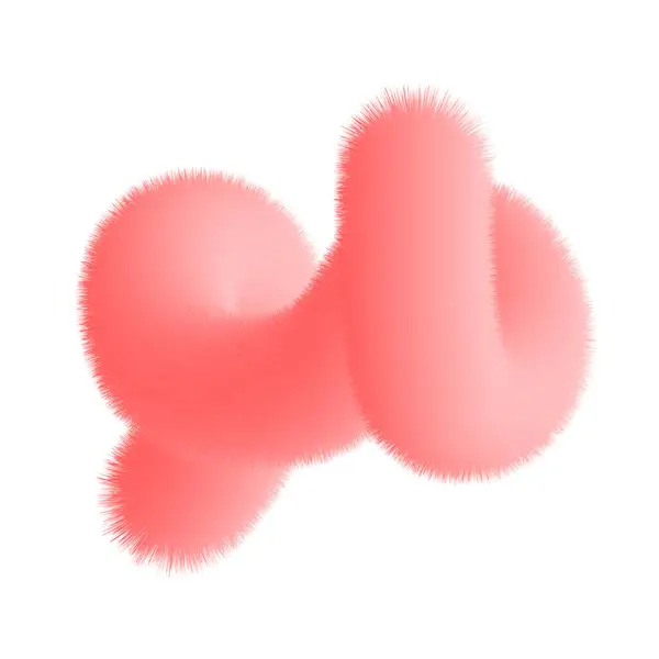 Mercan pembe kabarık kıvrımların soyut bir çizimi. Yumuşak, pürüzsüz bir doku. Minimalist tasarım.