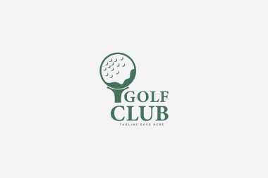 golf kulübü logo vektör şablonu