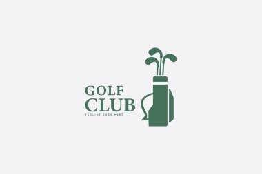 golf kulübü logo vektör şablonu