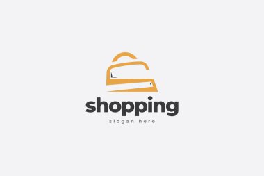 Alışveriş çantası Logo vektör şablonu