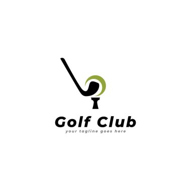 golf kulübü logo vektör şablonu