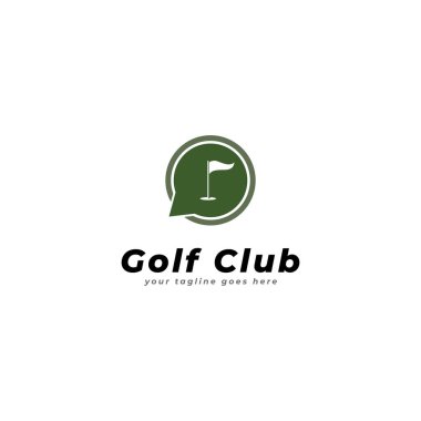golf kulübü logo vektör şablonu