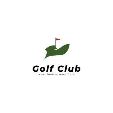 golf kulübü logo vektör şablonu