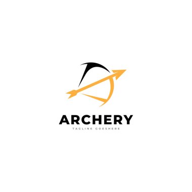 Okçuluk Logosu Tasarım Şablonu