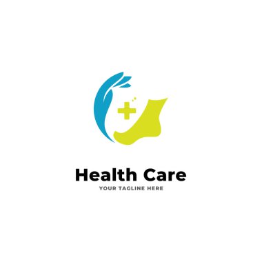 Sağlık logo vektör şablonu