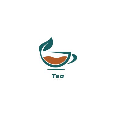 çay logosu vektör şablonu