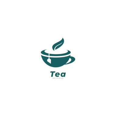 çay logosu vektör şablonu