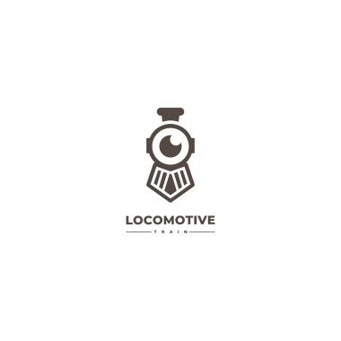 lokomotif logo vektör şablonu