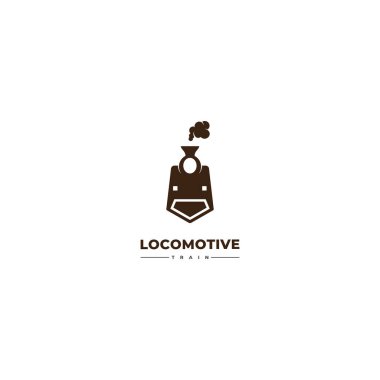 lokomotif logo vektör şablonu