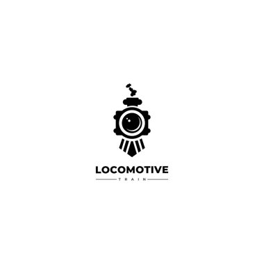 lokomotif logo vektör şablonu