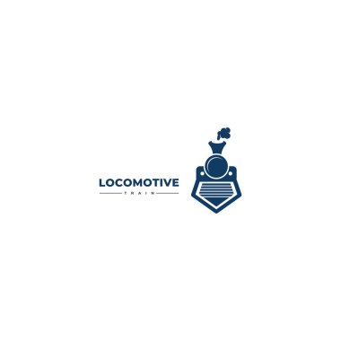 lokomotif logo vektör şablonu