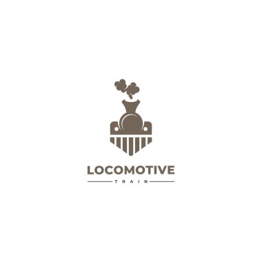 lokomotif logo vektör şablonu