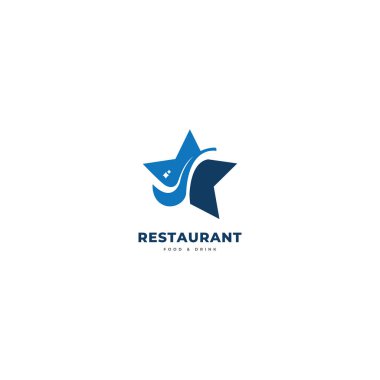 Restoran logo vektör şablonu