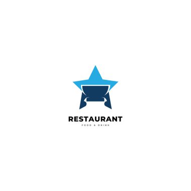 Restoran logo vektör şablonu