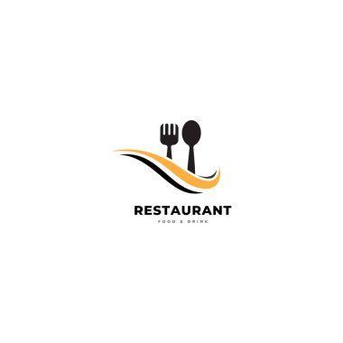 Restoran logo vektör şablonu