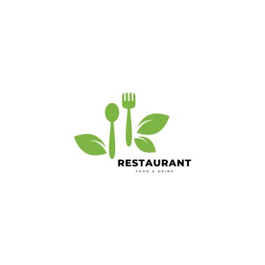 Restoran logo vektör şablonu