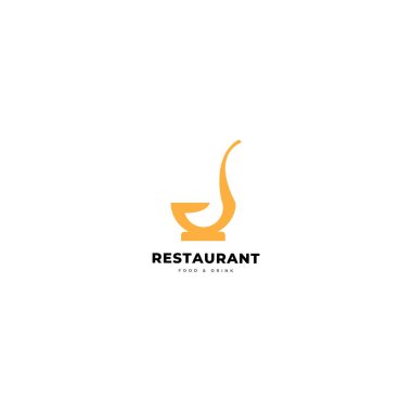 Restoran logo vektör şablonu