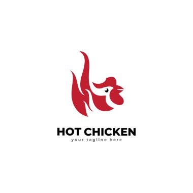 Restoran veya şirket vektör şablonu için tavuk çiftliği ve tavuk logosu