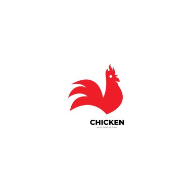 Restoran veya şirket vektör şablonu için tavuk çiftliği ve tavuk logosu