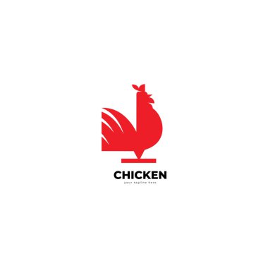 Restoran veya şirket vektör şablonu için tavuk çiftliği ve tavuk logosu