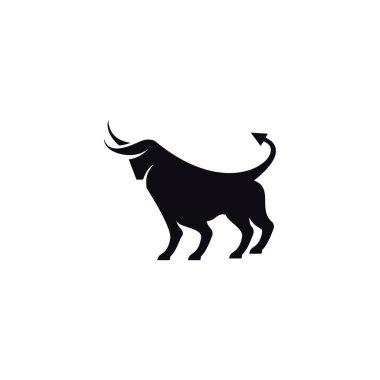 Boğa logo vektör şablonu