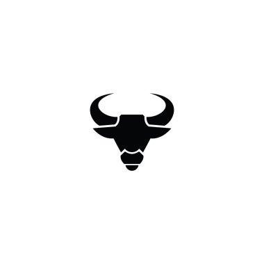 Boğa logo vektör şablonu