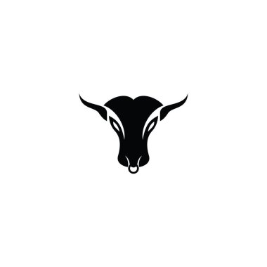 Boğa logo vektör şablonu