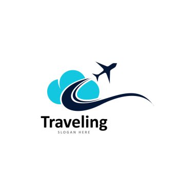 seyahat logo vektör şablonu