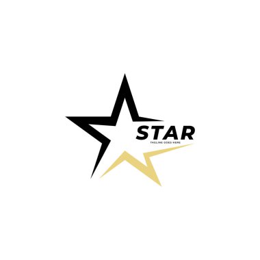 Vektör yıldız Logo şablonu