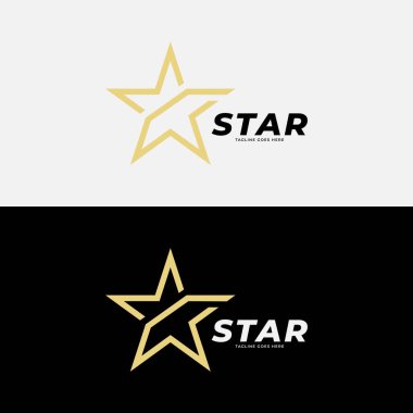 Vektör yıldız Logo şablonu