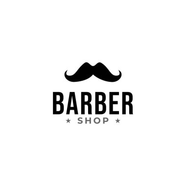 Berber Dükkanı Logo vektör şablonu
