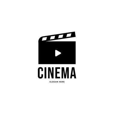 Sinema filmi logo vektör şablonu