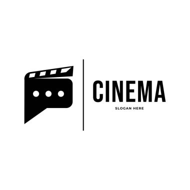 Sinema filmi logo vektör şablonu
