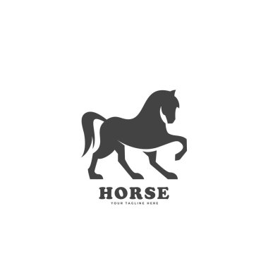 at logosu hayvan vektör şablonu