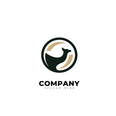 Deve logo vektör şablonu