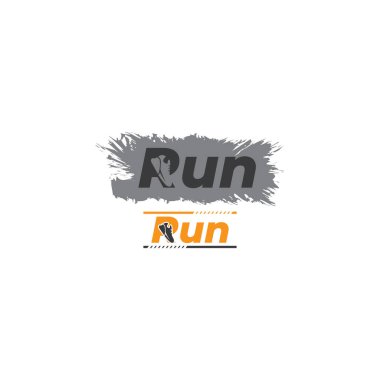 ayakkabılar logo vektör şablonunu çalıştırır