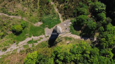 Yel değirmeninin yukarıdan görünüşü