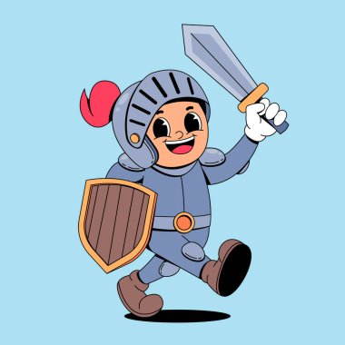 Çizgi film kahramanı karakteri çizimi