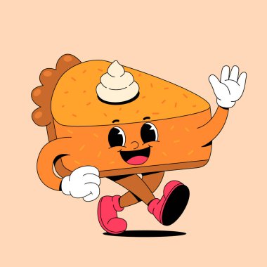 Tatlı ve komik çizgi film köpeği.