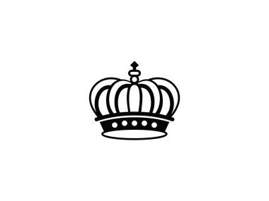 Asgari ve profesyonel Crown logo tasarımı