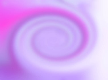 Abstract background with defocused gradient. Pink color smoothly turning into lilac. Beautiful blurred spiral 