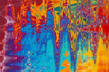 Gökkuşağı soyut arkaplan, psikedelik desen